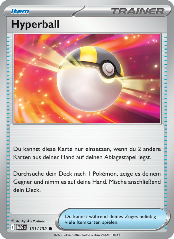 Hyperball 131 — Mega Evolution (German Pokémon TCG card)
