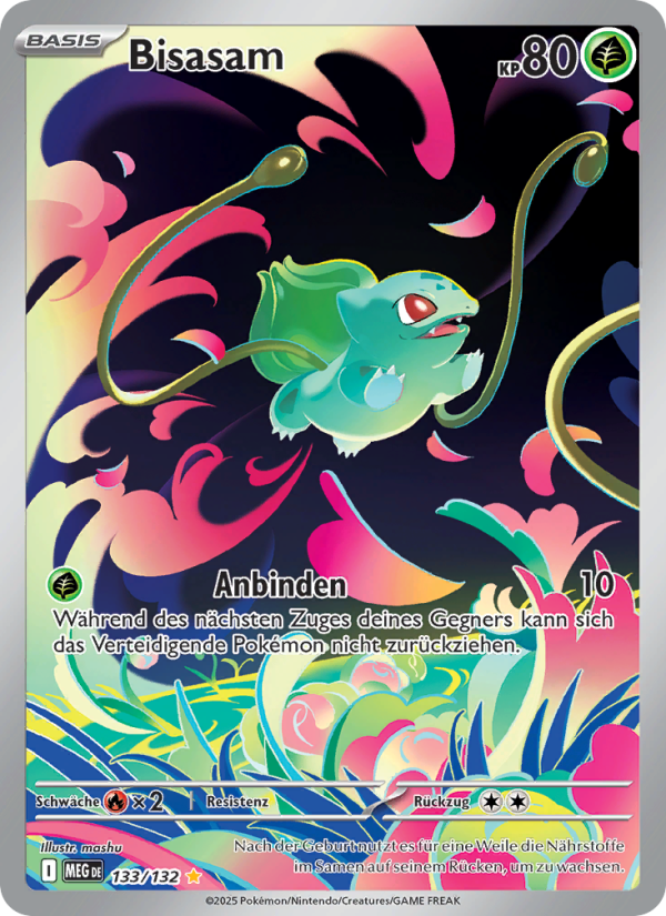 Bisasam 133 — Mega Evolution (German Pokémon TCG card)
