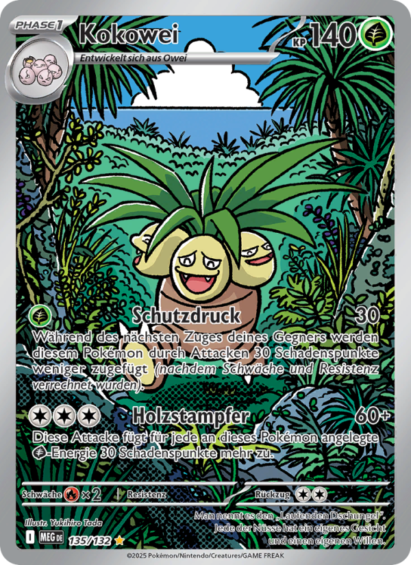 Kokowei 135 — Mega Evolution (German Pokémon TCG card)