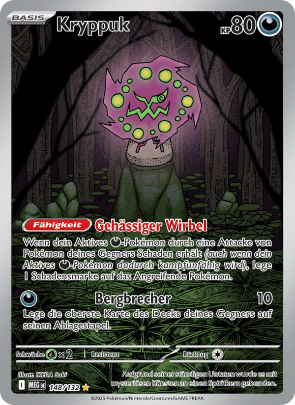 Kryppuk 148 — Mega Evolution (German Pokémon TCG card)