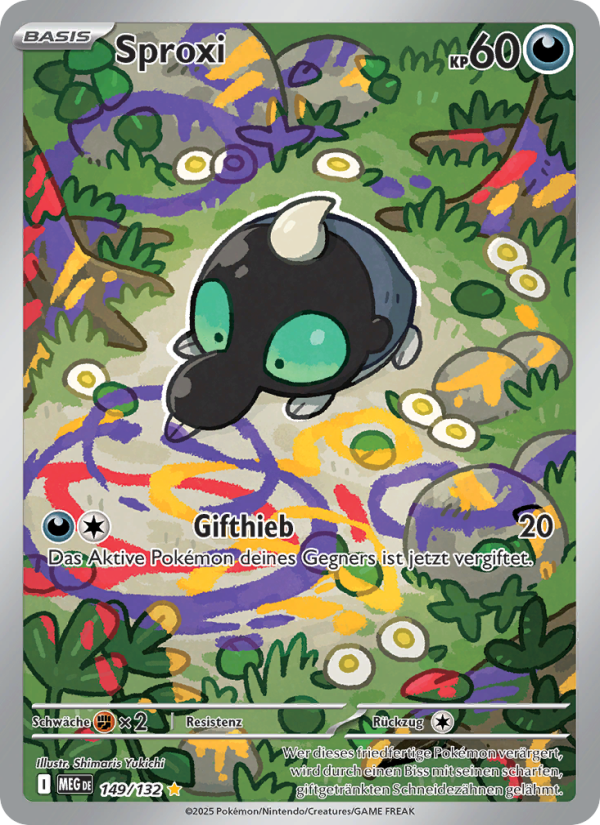 Sproxi 149 — Mega Evolution (German Pokémon TCG card)