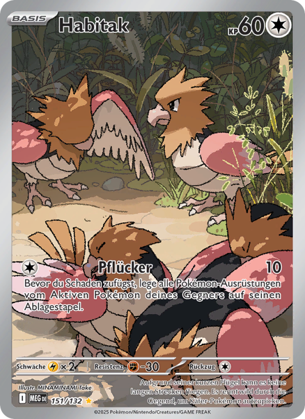 Habitak 151 — Mega Evolution (German Pokémon TCG card)