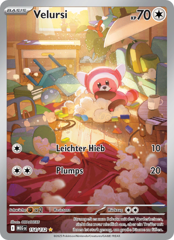 Velursi 154 — Mega Evolution (German Pokémon TCG card)