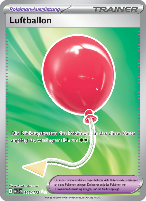 Luftballon 166 — Mega Evolution (German Pokémon TCG card)