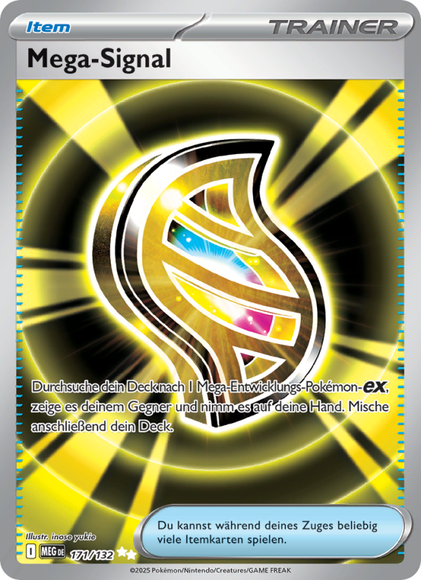 Mega-Signal 171 — Mega Evolution (German Pokémon TCG card)