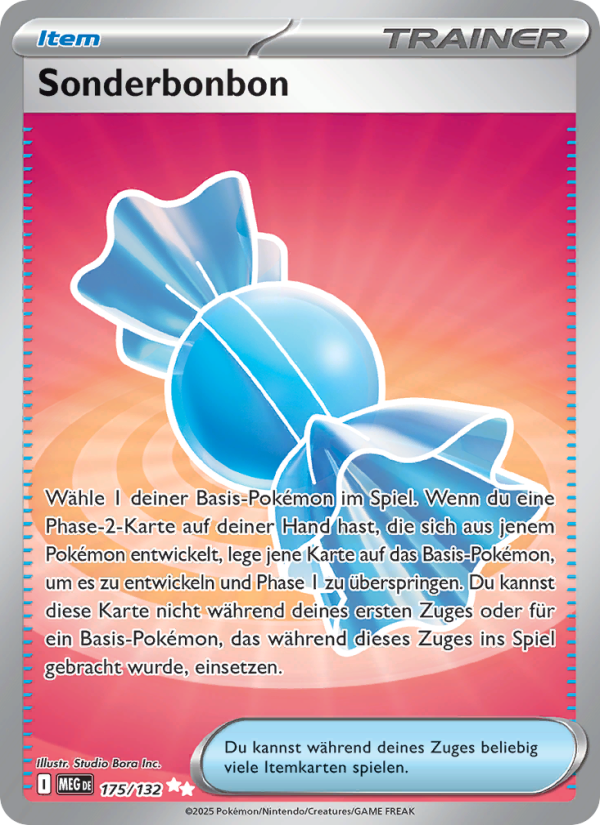 Sonderbonbon 175 — Mega Evolution (German Pokémon TCG card)