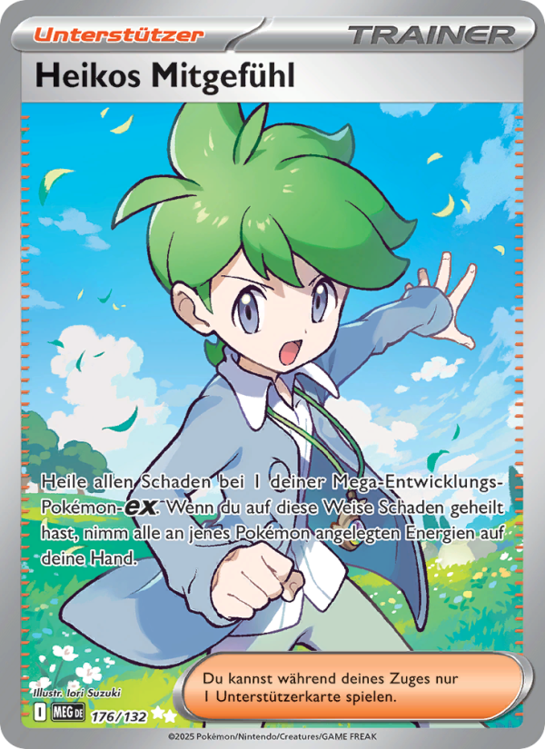 Heikos Mitgefühl 176 — Mega Evolution (German Pokémon TCG card)