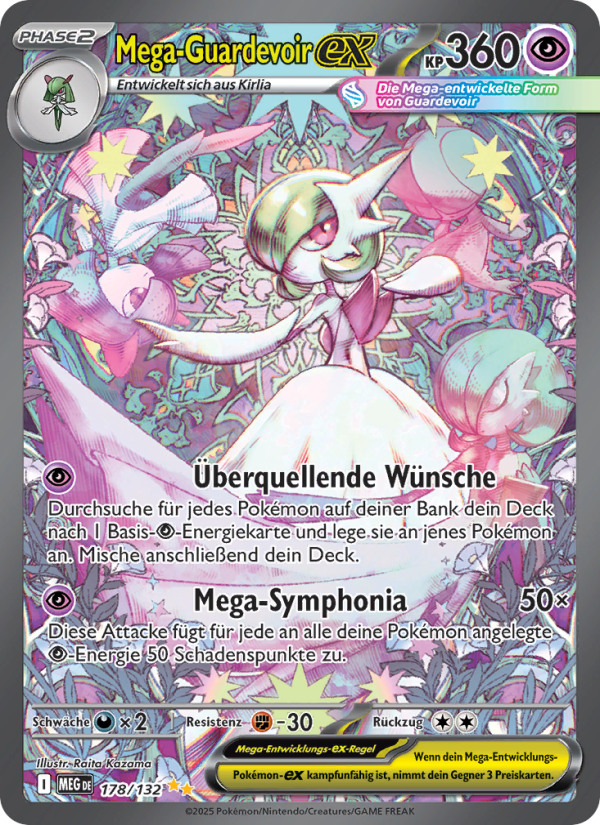 Mega-Guardevoir-ex 178 — Mega Evolution (German Pokémon TCG card)