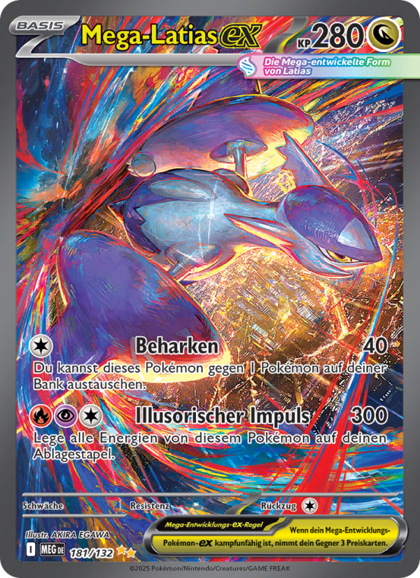 Mega-Latias-ex 181 — Mega Evolution (German Pokémon TCG card)