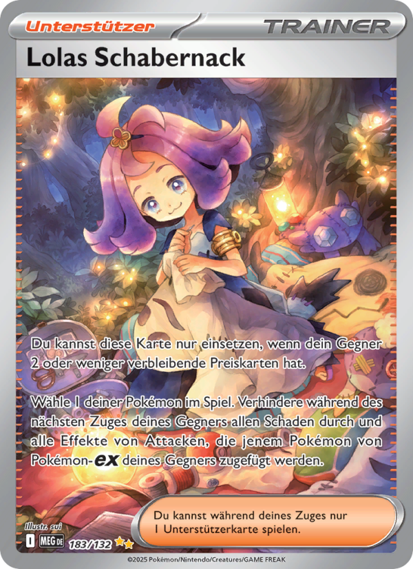 Lolas Schabernack 183 — Mega Evolution (German Pokémon TCG card)