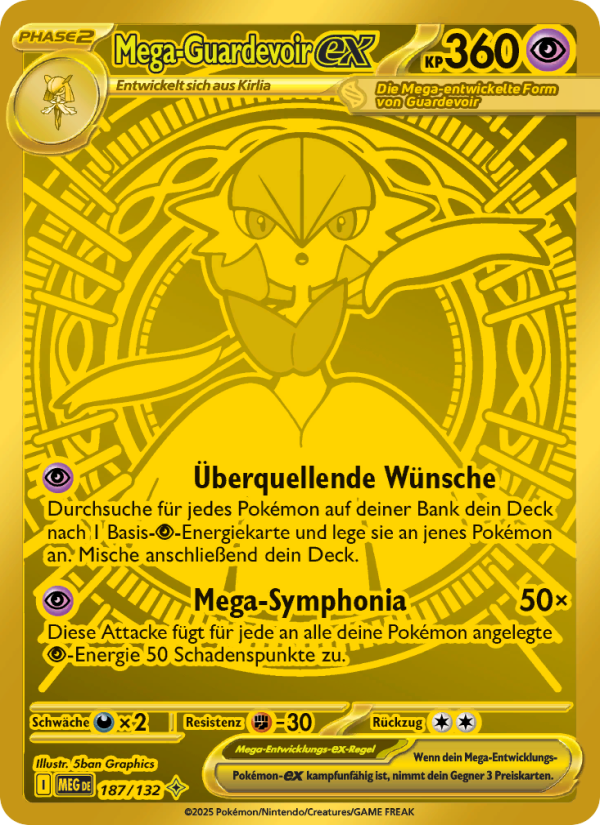 Mega-Guardevoir-ex 187 — Mega Evolution (German Pokémon TCG card)