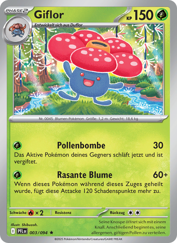 Giflor 003 — Phantasmal Flames (German Pokémon TCG card)