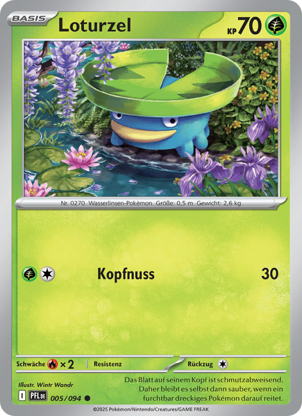 Loturzel 005 — Phantasmal Flames (German Pokémon TCG card)
