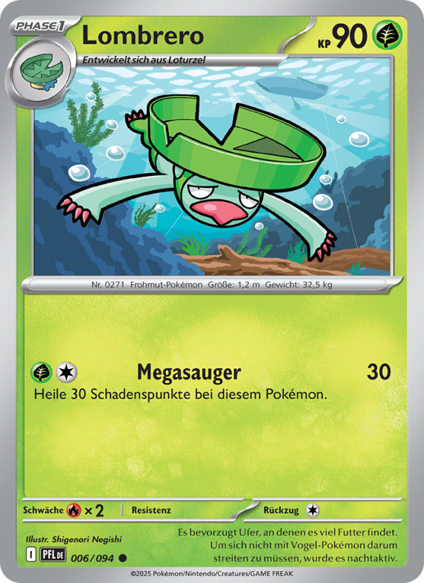 Lombrero 006 — Phantasmal Flames (German Pokémon TCG card)