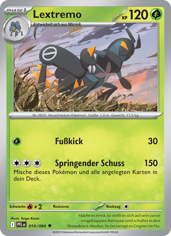 Lextremo 010 — Phantasmal Flames (German Pokémon TCG card)