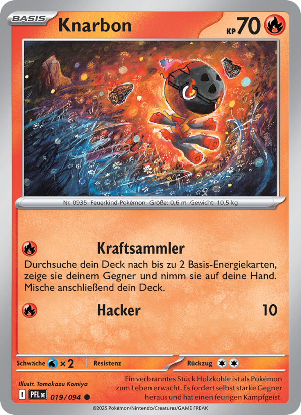Knarbon 019 — Phantasmal Flames (German Pokémon TCG card)