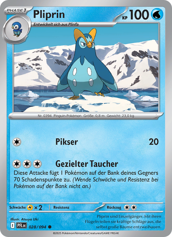Pliprin 028 — Phantasmal Flames (German Pokémon TCG card)