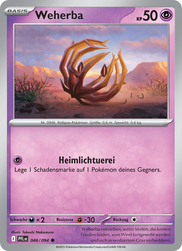 Weherba 046 — Phantasmal Flames (German Pokémon TCG card)