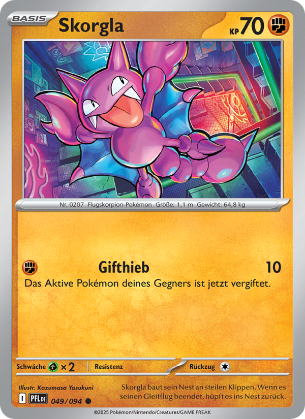 Skorgla 049 — Phantasmal Flames (German Pokémon TCG card)