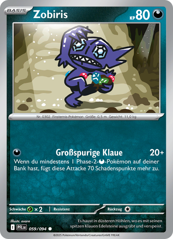 Zobiris 059 — Phantasmal Flames (German Pokémon TCG card)