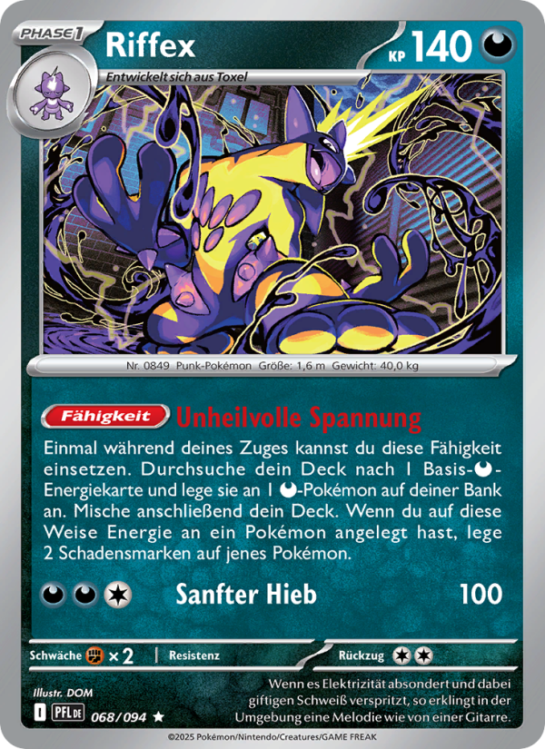 Riffex 068 — Phantasmal Flames (German Pokémon TCG card)