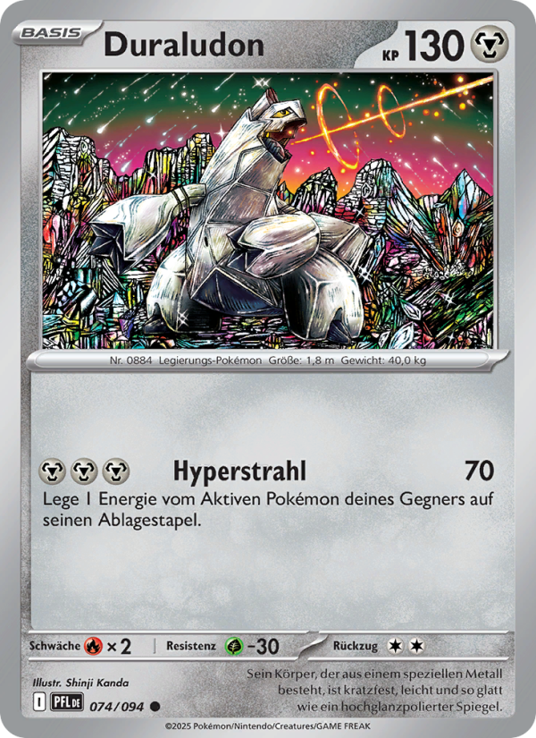 Duraludon 074 — Phantasmal Flames (German Pokémon TCG card)
