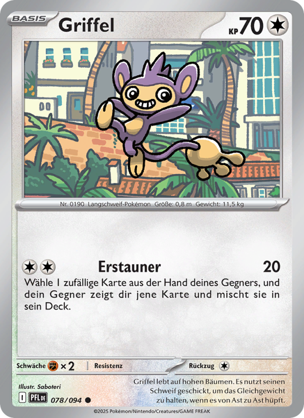 Griffel 078 — Phantasmal Flames (German Pokémon TCG card)