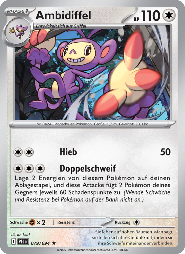 Ambidiffel 079 — Phantasmal Flames (German Pokémon TCG card)