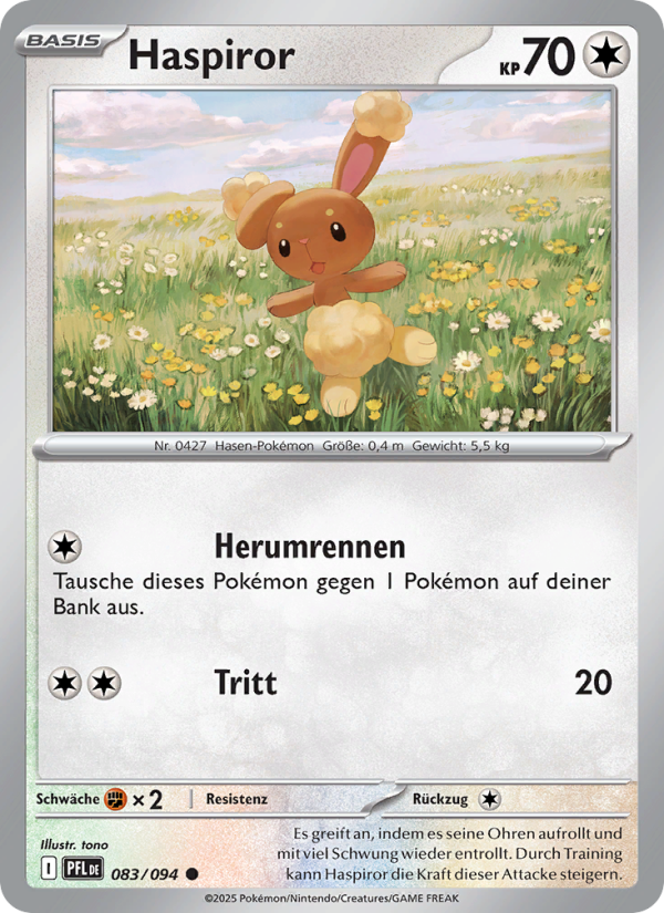 Haspiror 083 — Phantasmal Flames (German Pokémon TCG card)