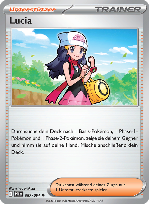 Lucia 087 — Phantasmal Flames (German Pokémon TCG card)
