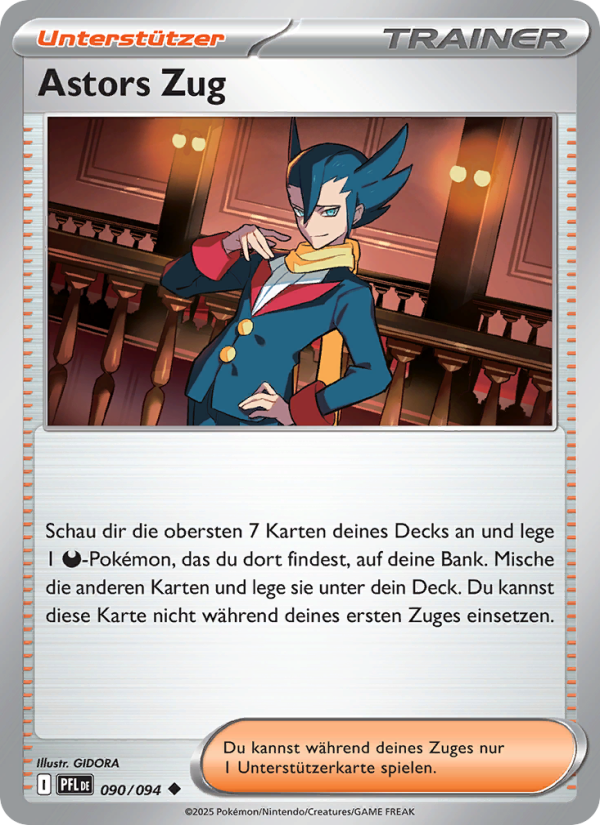 Astors Zug 090 — Phantasmal Flames (German Pokémon TCG card)