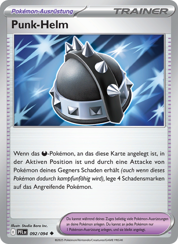 Punk-Helm 092 — Phantasmal Flames (German Pokémon TCG card)