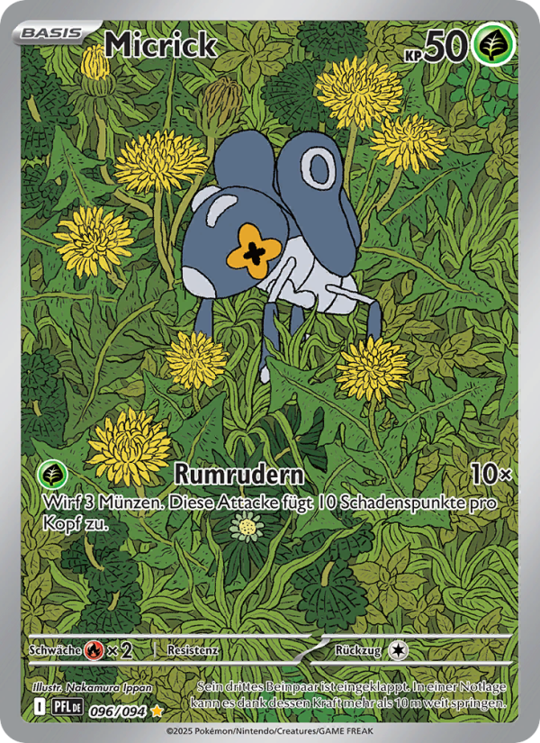 Micrick 096 — Phantasmal Flames (German Pokémon TCG card)
