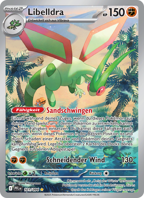 Libelldra 101 — Phantasmal Flames (German Pokémon TCG card)