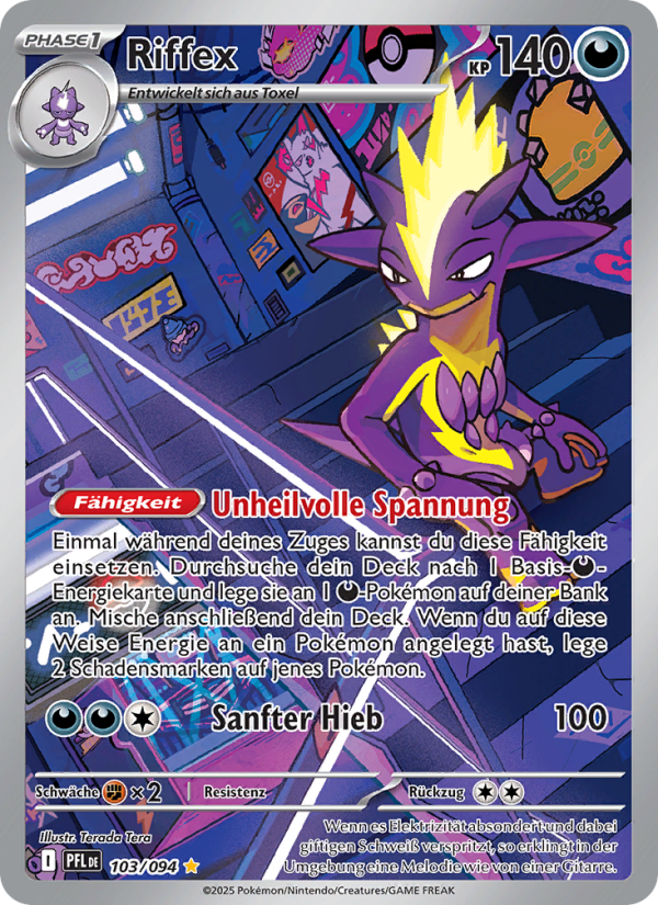 Riffex 103 — Phantasmal Flames (German Pokémon TCG card)