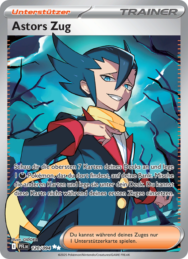 Astors Zug 120 — Phantasmal Flames (German Pokémon TCG card)