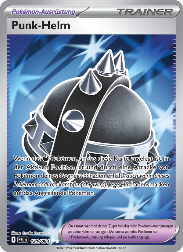 Punk-Helm 121 — Phantasmal Flames (German Pokémon TCG card)