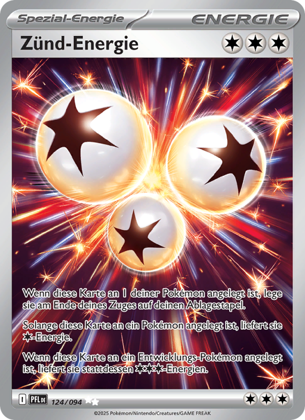 Zünd-Energie 124 — Phantasmal Flames (German Pokémon TCG card)