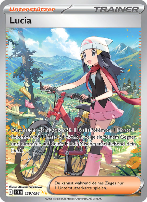 Lucia 129 — Phantasmal Flames (German Pokémon TCG card)