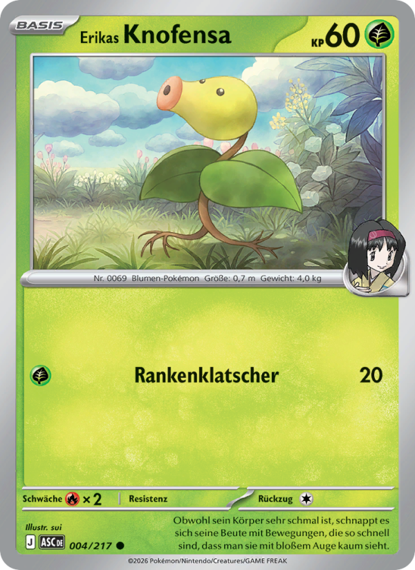 Erikas Knofensa 004 — Erhabene Helden (German Pokémon TCG card)