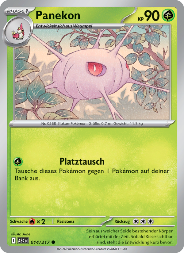 Panekon 014 — Erhabene Helden (German Pokémon TCG card)