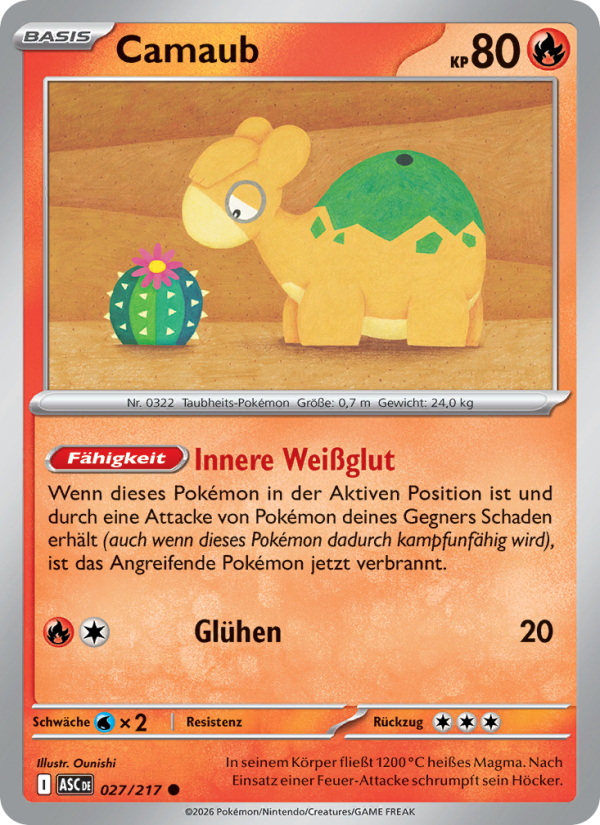 Camaub 027 — Erhabene Helden (German Pokémon TCG card)