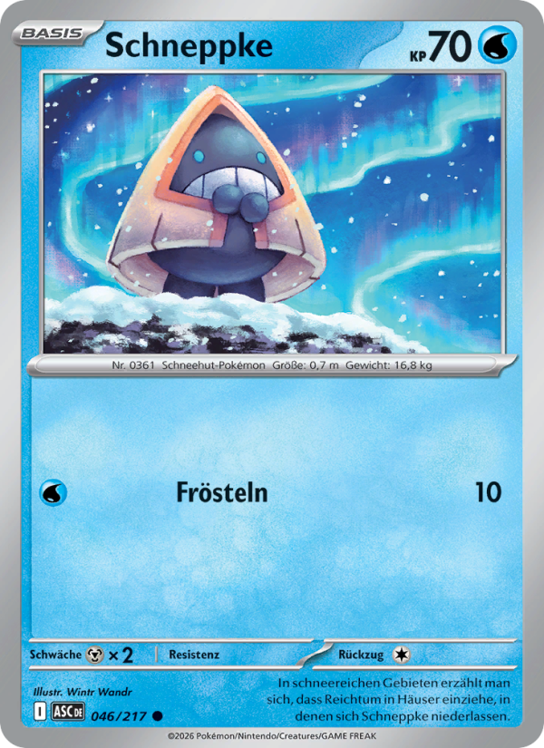 Schneppke 046 — Erhabene Helden (German Pokémon TCG card)