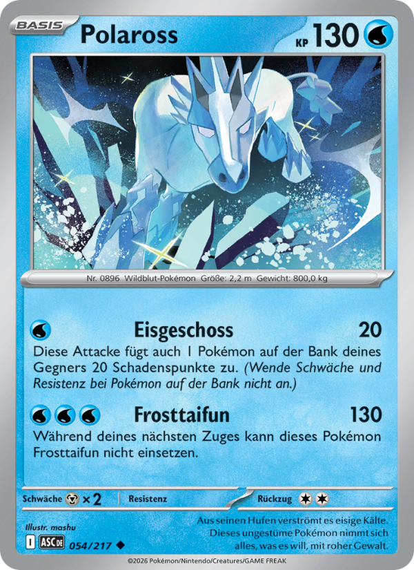 Polaross 054 — Erhabene Helden (German Pokémon TCG card)