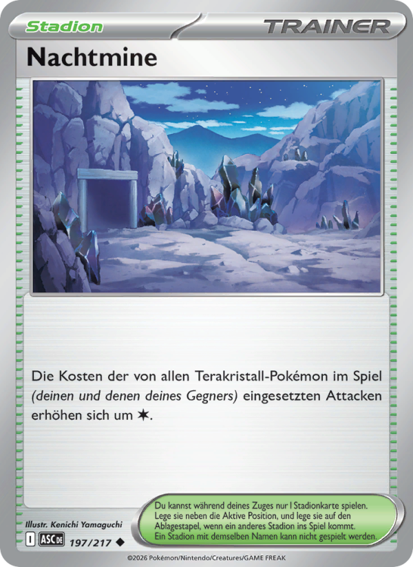 Nachtmine 197 — Erhabene Helden (German Pokémon TCG card)