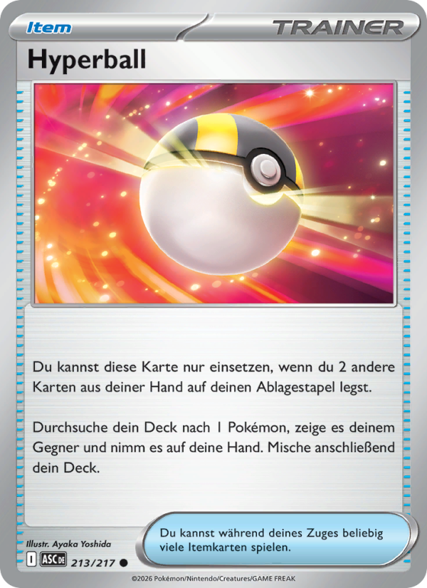 Hyperball 213 — Erhabene Helden (German Pokémon TCG card)