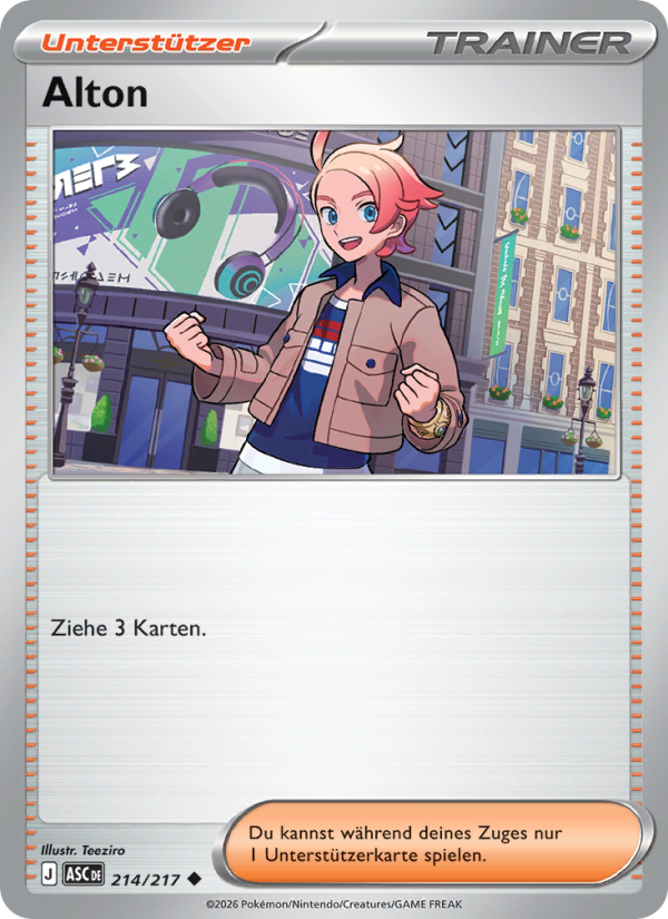 Alton 214 — Erhabene Helden (German Pokémon TCG card)