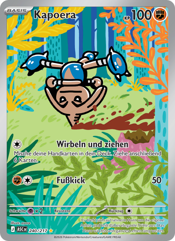 Kapoera 240 — Erhabene Helden (German Pokémon TCG card)