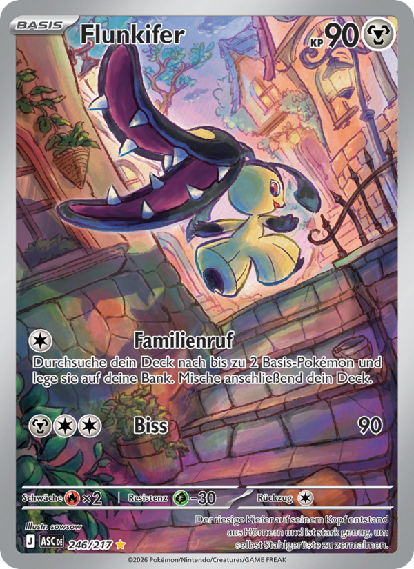 Flunkifer 246 — Erhabene Helden (German Pokémon TCG card)