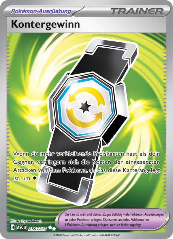 Kontergewinn 259 — Erhabene Helden (German Pokémon TCG card)